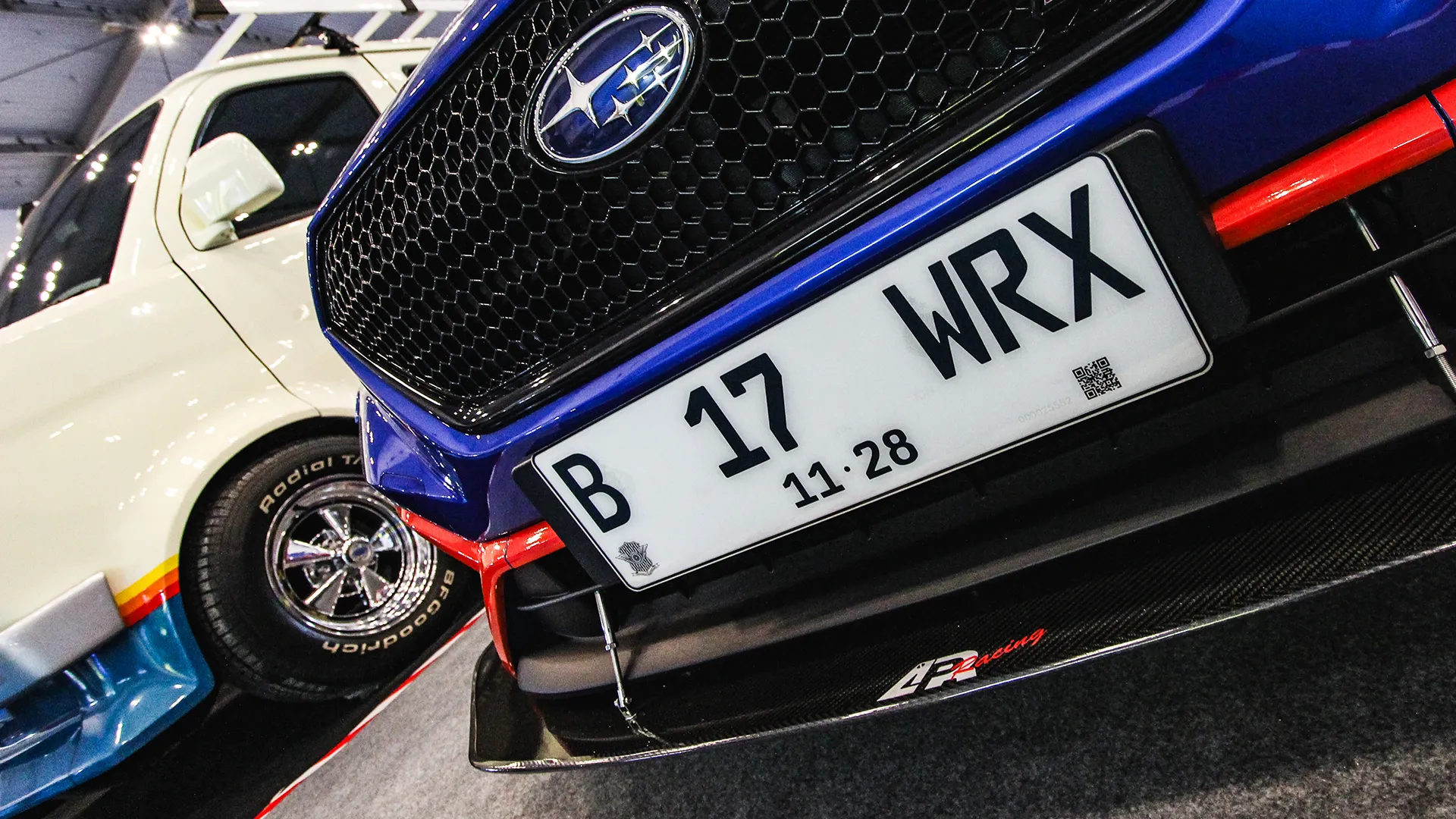 Strapped automotive visual plate 6